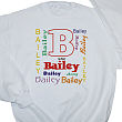 A is for... Personalized Youth Sweatshirt 5816X